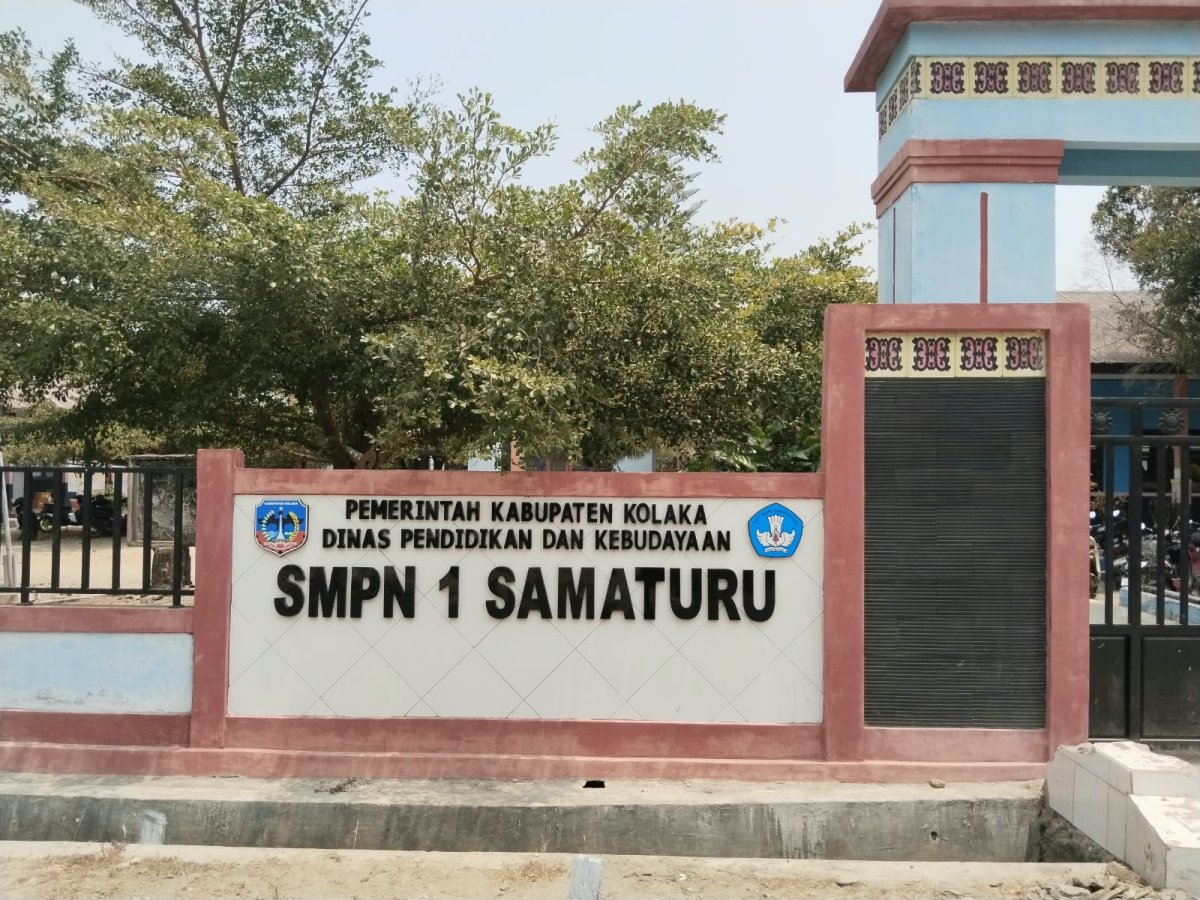 Gedung SMPN 1 SAMATURU